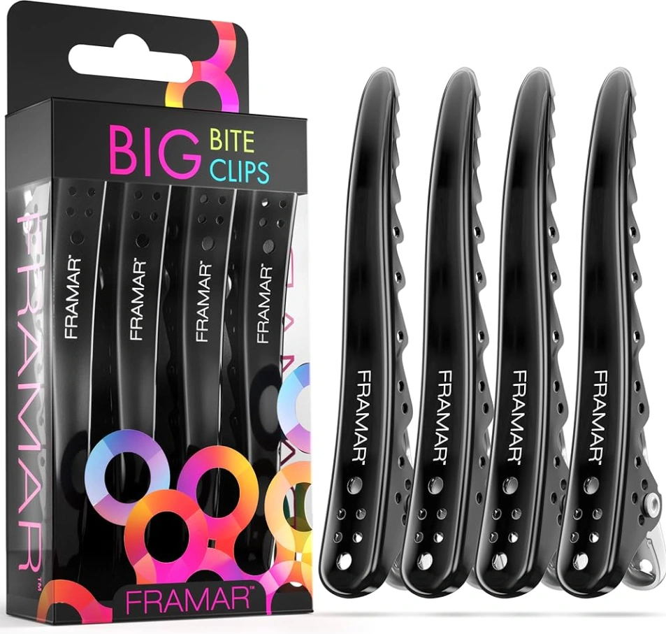 Framar Big Bite Clips Black 4db (SKU91021) főképe